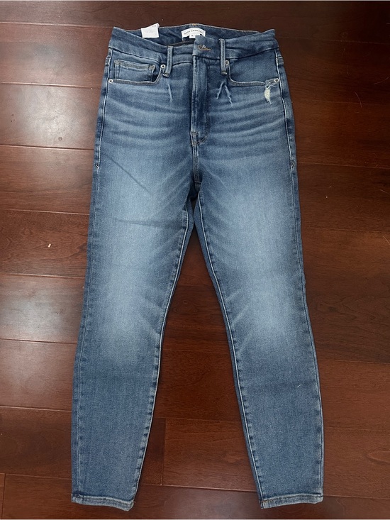 Good American Denim - Good American Skinny Jeans in Medium Blue Denim